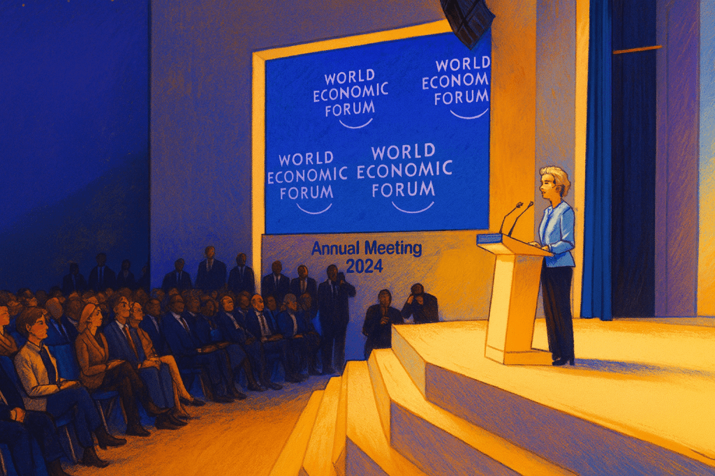 Reflexões sobre o discurso de Ursula von der Leyen no Fórum Econômico Mundial de&nbsp;2024