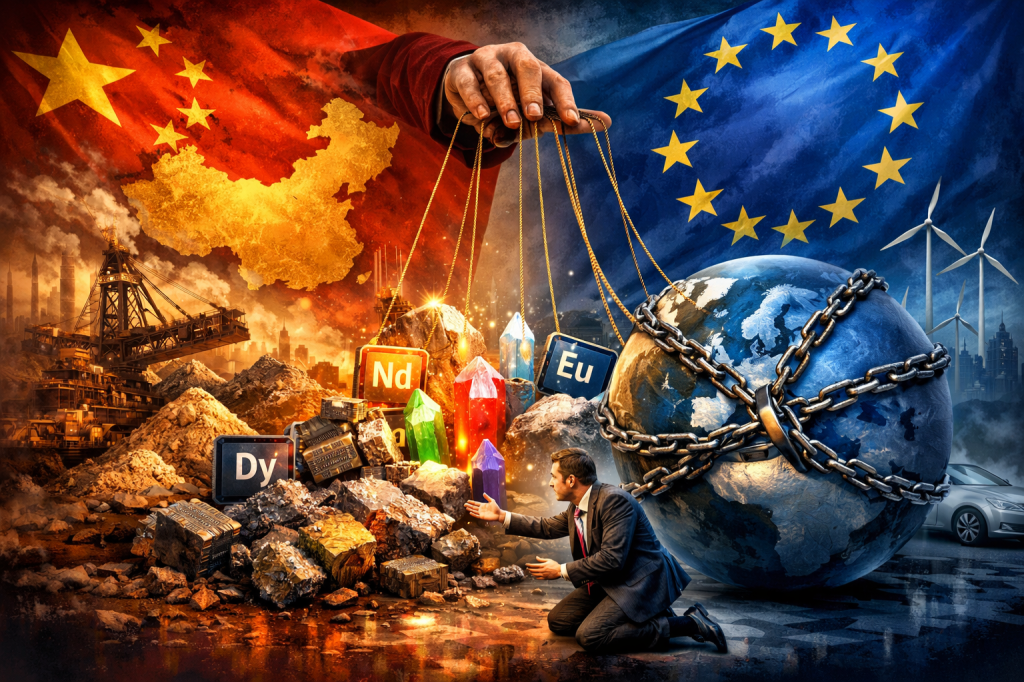 A dependência europeia em terras raras e o poder da&nbsp;China